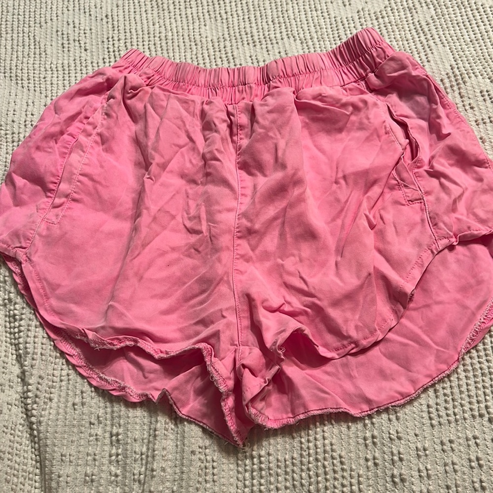 Pink shorts